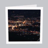 Grusskarte Schwyz bei Nacht