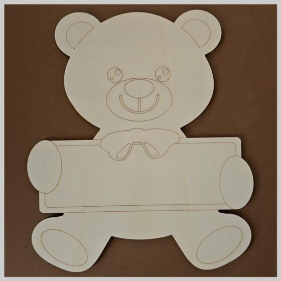 Geburtstafel Teddybär